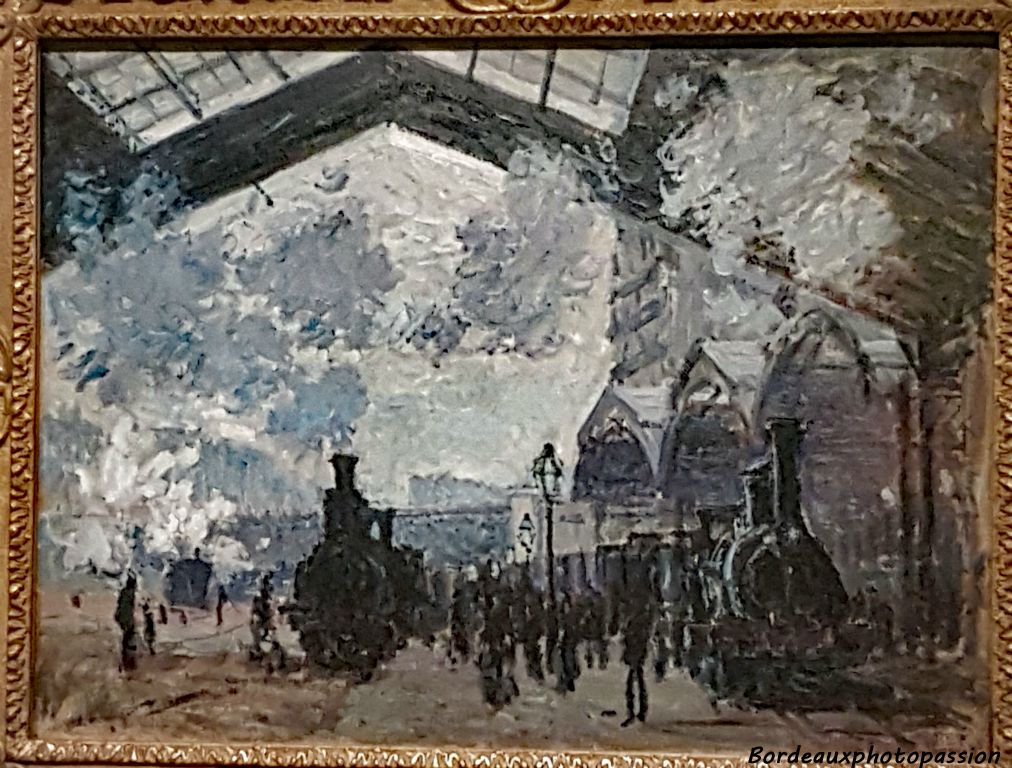 La gare Saint-Lazare, Claude Monet